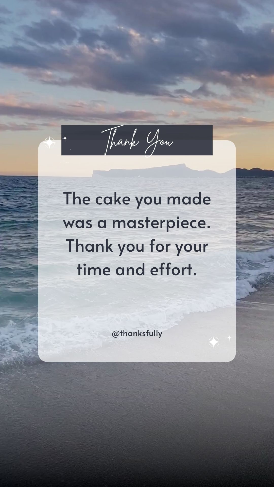 Thank you for the beautiful and yummy cake quotes for birthday