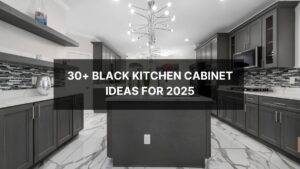 30+ Black Kitchen Cabinet Ideas for 2025 - ThanksFully