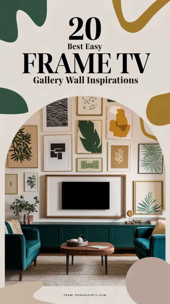 Easy Frame TV Gallery Wall Inspirations